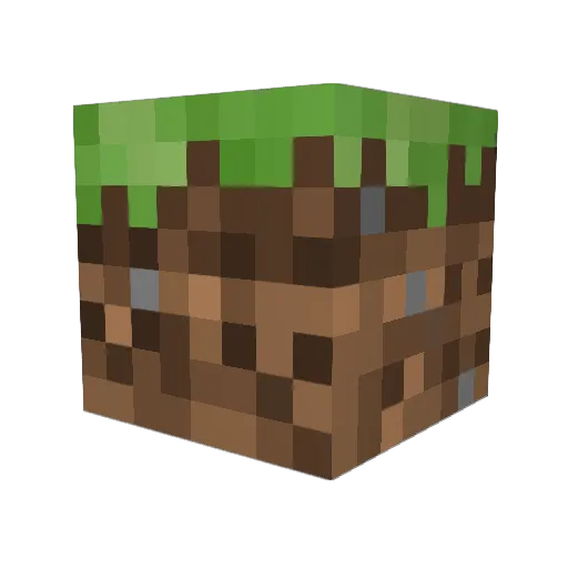 DOUMAZ Minecraft avatar head, 3D render