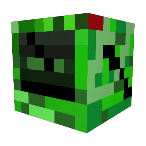 DOYLExTHExBUM Minecraft avatar head, 3D render
