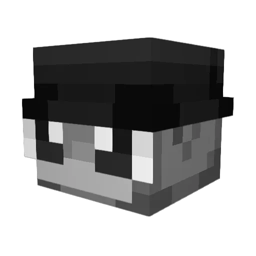 DOmiFl069 Minecraft avatar head, 3D render