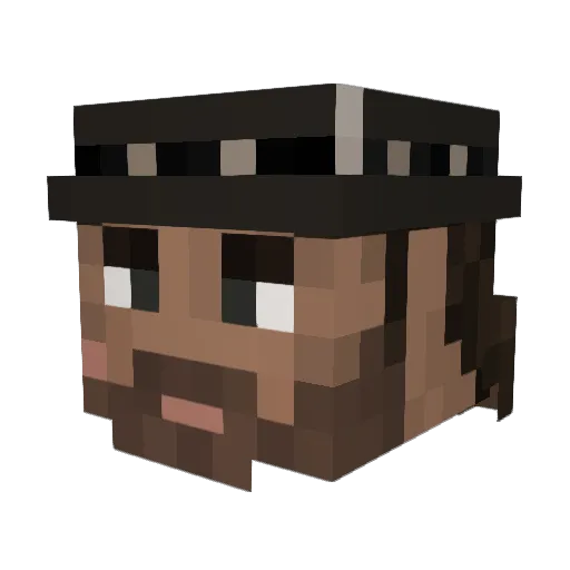 DOnalDjfkTRUMP Minecraft avatar head, 3D render