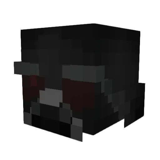 DPAWL87 Minecraft avatar head, 3D render