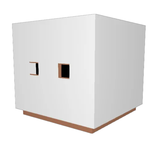 DPBrew Minecraft avatar head, 3D render