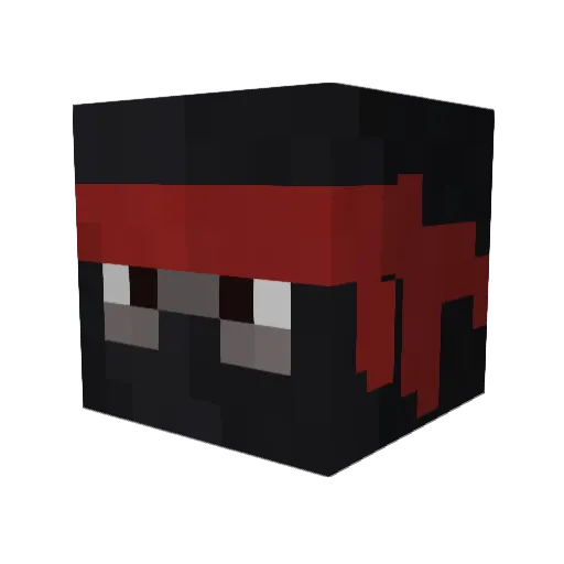 DPG228 Minecraft avatar head, 3D render