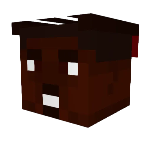 DP_henryVIII Minecraft avatar head, 3D render