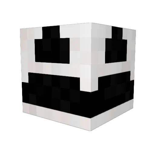 DPyanco Minecraft avatar head, 3D render