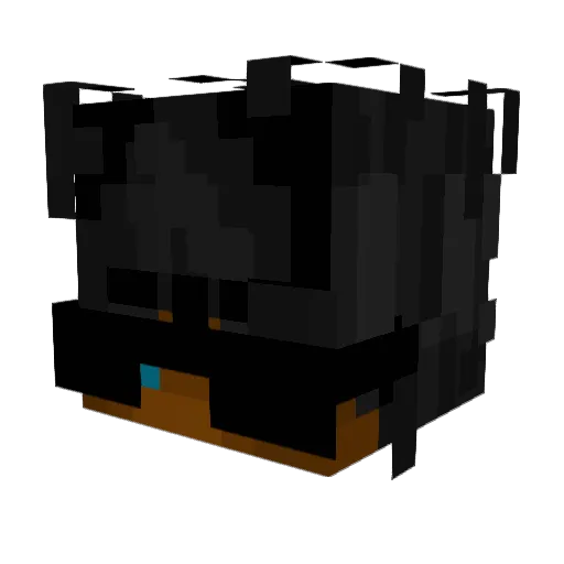 DR4STO Minecraft avatar head, 3D render