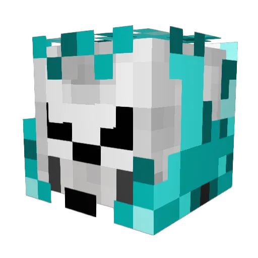 DRACHIR91 Minecraft avatar head, 3D render