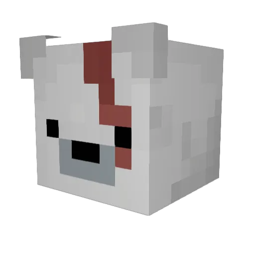 DRACO2080 Minecraft avatar head, 3D render
