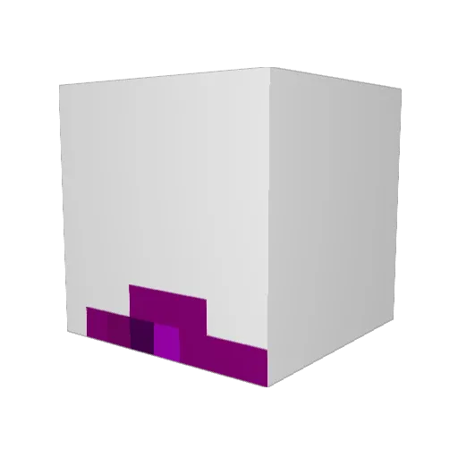 DRAFALT Minecraft avatar head, 3D render