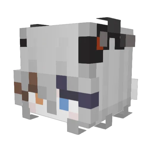 DRAGONCapivaraa Minecraft avatar head, 3D render