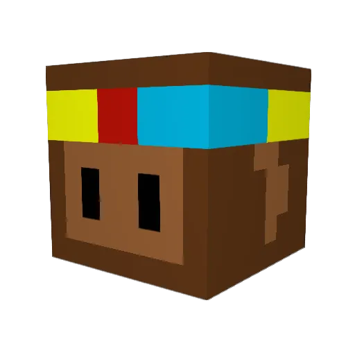 DRAGONITE4 Minecraft avatar head, 3D render