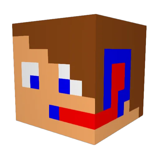 DRAGONKILLER899 Minecraft avatar head, 3D render