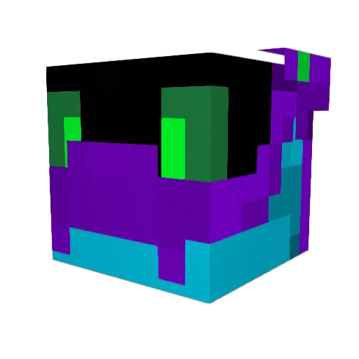 DRAGONZXZ Minecraft avatar head, 3D render