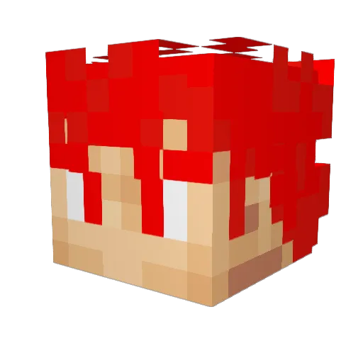 DRAGON_DOVAKIN Minecraft avatar head, 3D render