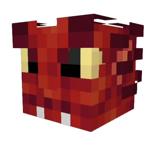 DRAGO_KING26 Minecraft avatar head, 3D render