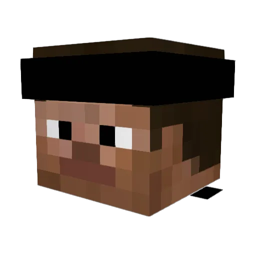 DRAKEEEEEEEEEE Minecraft avatar head, 3D render