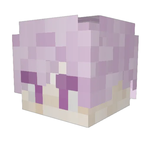 DRANOXY Minecraft avatar head, 3D render