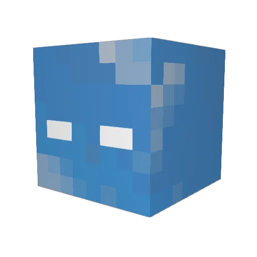 DREAMSCAPER Minecraft avatar head, 3D render