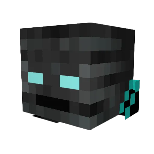 DREK_TOONDERS Minecraft avatar head, 3D render