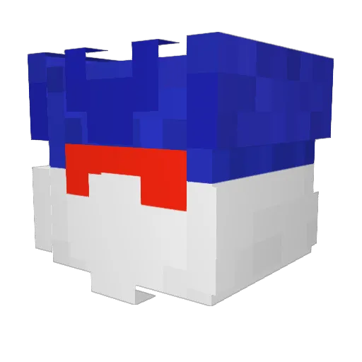 DREX0R_ Minecraft avatar head, 3D render