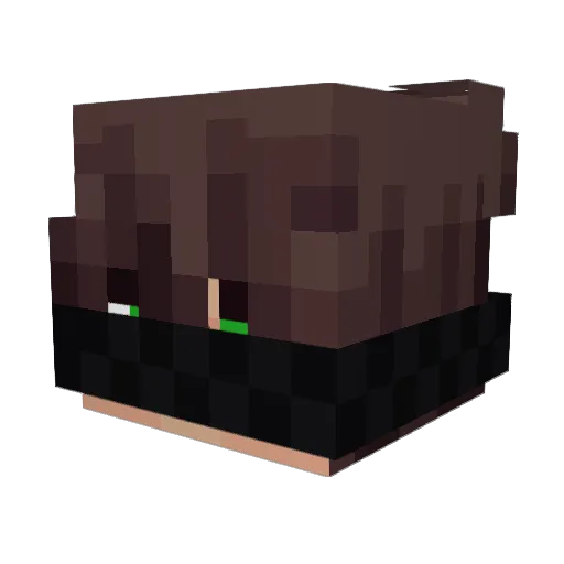 DREXA1210 Minecraft avatar head, 3D render
