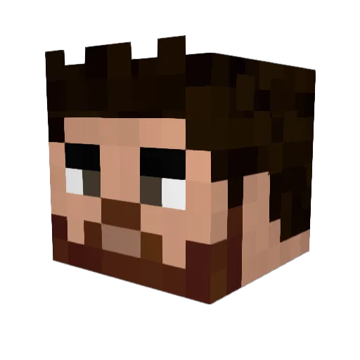 DRIFTSZN Minecraft avatar head, 3D render