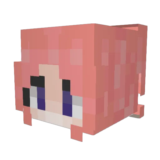 DRILLOLOGY Minecraft avatar head, 3D render