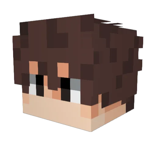 DRK_Eduard Minecraft avatar head, 3D render
