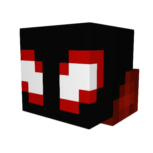 DRK_Nicks Minecraft avatar head, 3D render