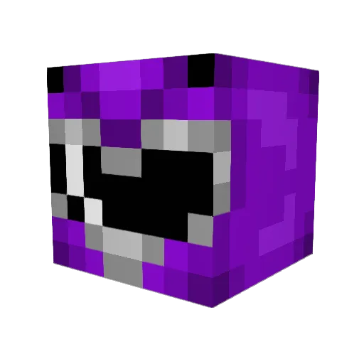 DRLO Minecraft avatar head, 3D render