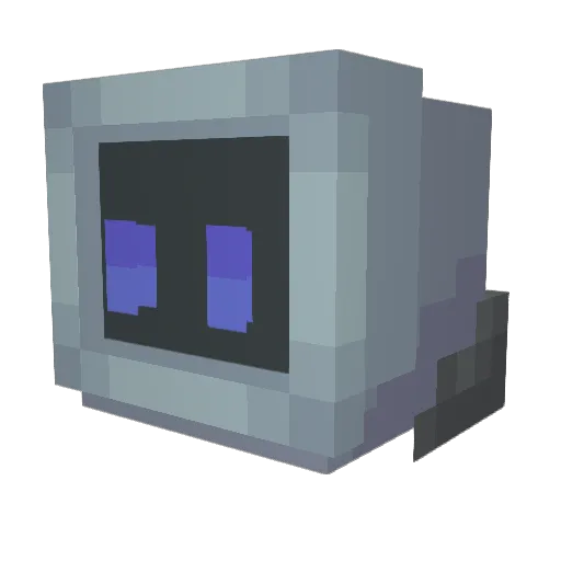 DROGANYT Minecraft avatar head, 3D render