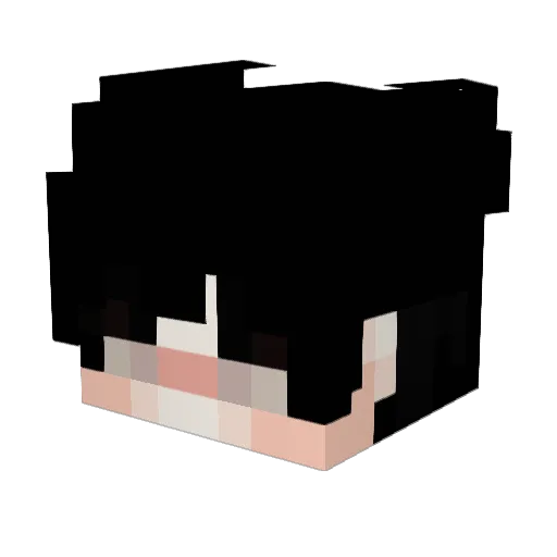 DROPPINGGGG Minecraft avatar head, 3D render