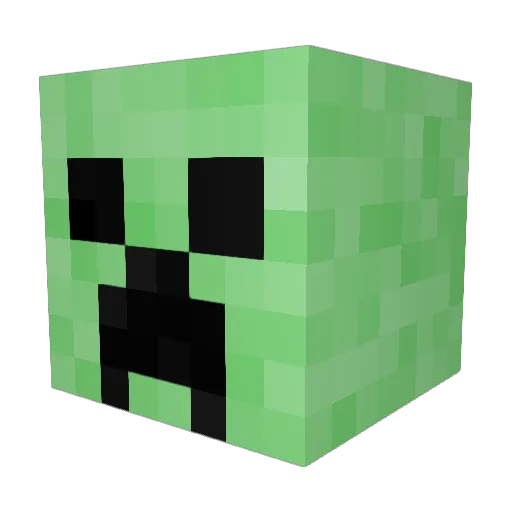 DRP1111 Minecraft avatar head, 3D render