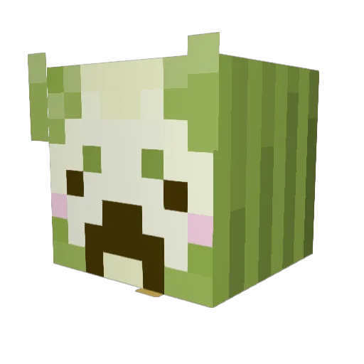 DRSIXTEN Minecraft avatar head, 3D render