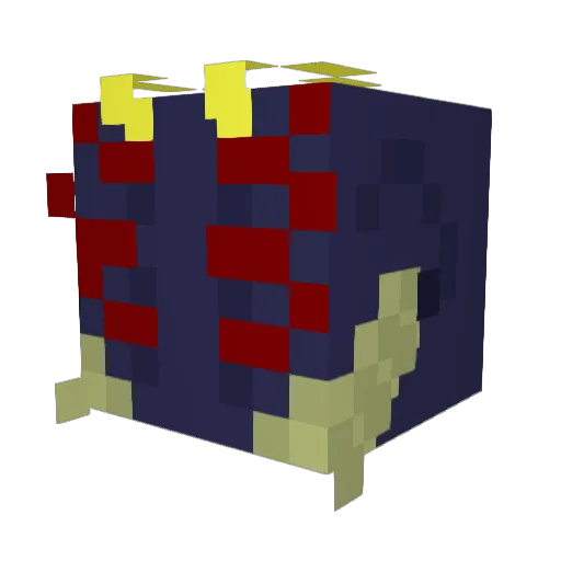 DRX308 Minecraft avatar head, 3D render