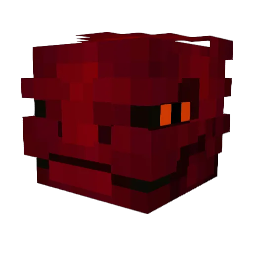 DRXBuZz Minecraft avatar head, 3D render