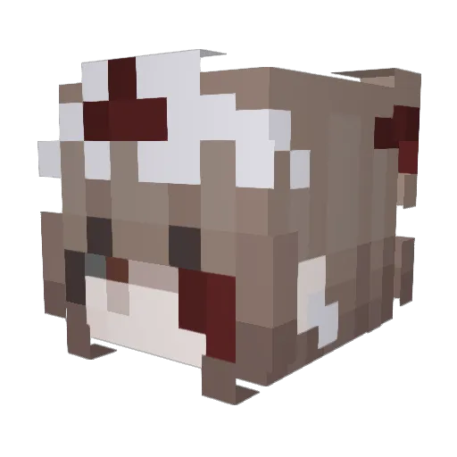 DRXVEN Minecraft avatar head, 3D render