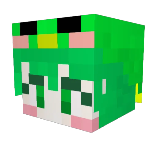 DRX_koyeyu Minecraft avatar head, 3D render