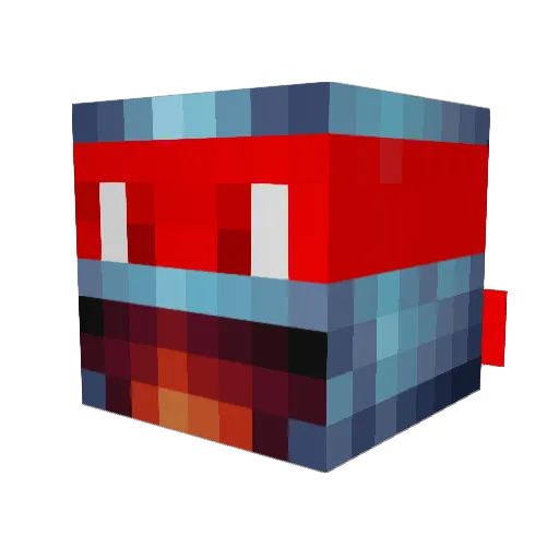 DR_CherryCoke Minecraft avatar head, 3D render
