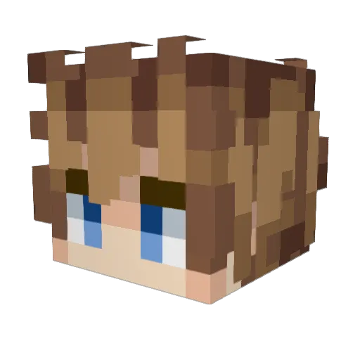 DR_GOOON Minecraft avatar head, 3D render