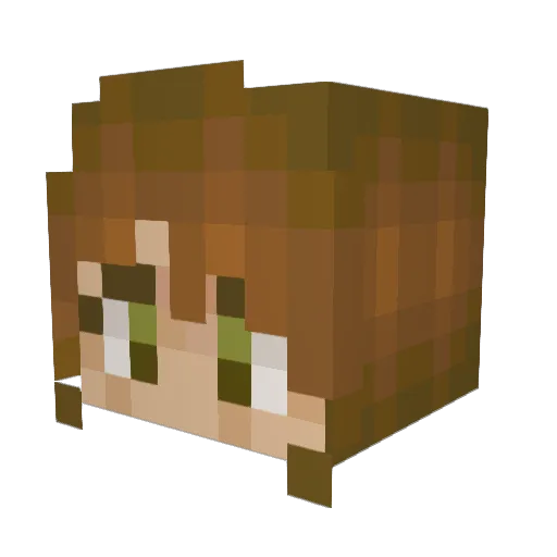 DR_MALPRACTlCE Minecraft avatar head, 3D render