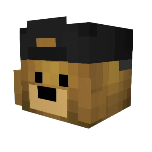 DR_SMUDGE Minecraft avatar head, 3D render