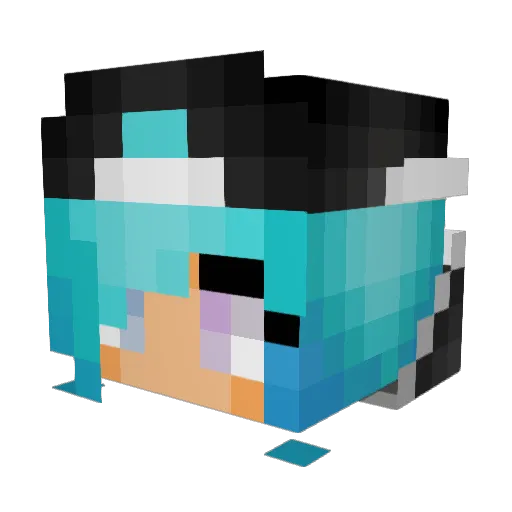 DR_Tipsy Minecraft avatar head, 3D render
