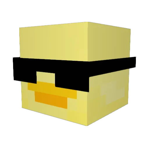 DR_d1ckstein Minecraft avatar head, 3D render