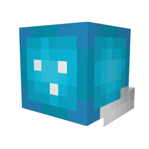 DRandom_19 Minecraft avatar head, 3D render