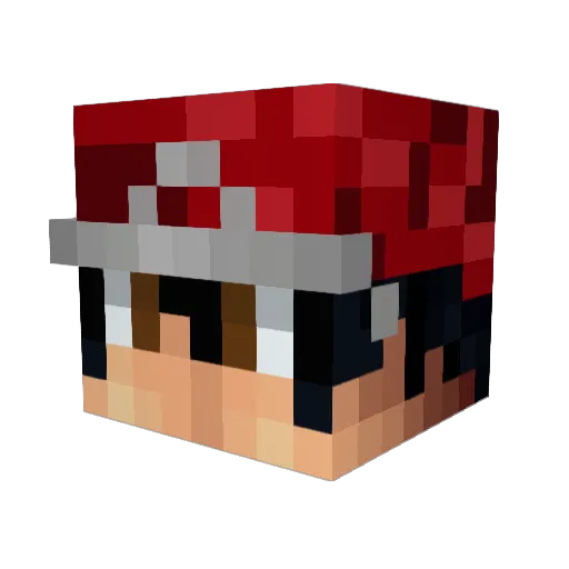 DRiBBLA_STONEL3S Minecraft avatar head, 3D render