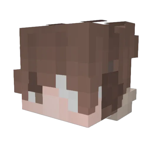 DRipdark Minecraft avatar head, 3D render