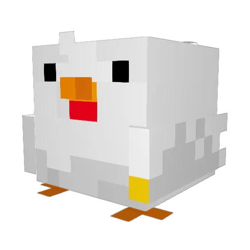 DRjinji Minecraft avatar head, 3D render