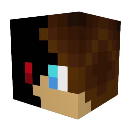 DRmaboule Minecraft avatar head, 3D render