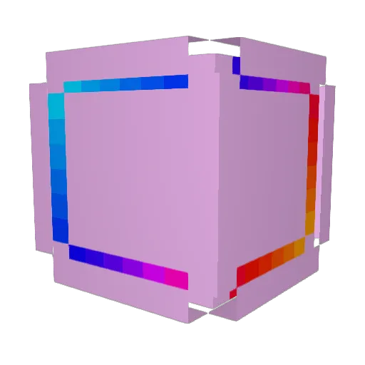 DRmaps Minecraft avatar head, 3D render